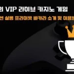 최고의 VIP 라이브 카지노 게임 - 에볼루션 살롱 프라이빗 바카라 - 소개 및 이용방법
